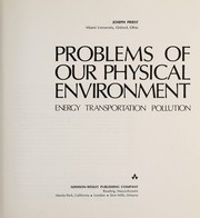 Cover of Problems of our physical environment by Joseph Priest