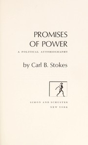 Front cover of Promises of power by Carl Stokes