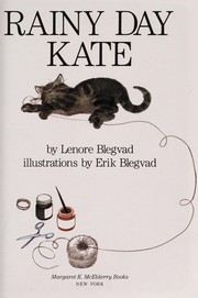 Cover of Rainy day Kate by Lenore Blegvad