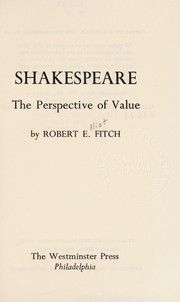 Cover of Shakespeare by Robert E. Fitch