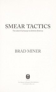 Cover of Smear Tactics by Brad Miner