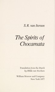 Front cover of The spirits of Chocamata by Siny Rose van Iterson