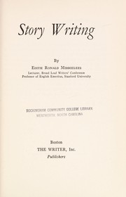 Front cover of Story writing by Mirrielees, Edith Ronald