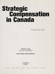 Cover of Strategic Compensation in Canada (Nelson Series in Human Resources Management) by Richard J. Long