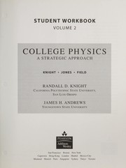 Front cover of Student workbook [for] College physics by Randall Dewey Knight