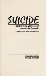 Front cover of Suicide by John Donnelly