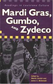 Front cover of Mardi Gras, Gumbo, and Zydeco by Unknown