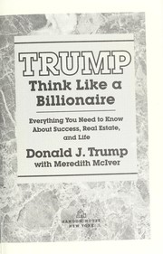 Front cover of Trump by Donald Trump