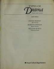 Cover of Types of drama by Sylvan Barnet