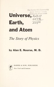 Front cover of Universe, Earth, and atom by Alan Edward Nourse