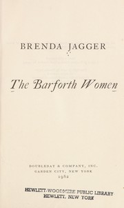 Cover of The Barforth women by Brenda Jagger