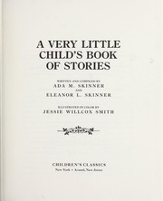 Front cover of A Very Little Child's Book of Stories by Ada M. Skinner