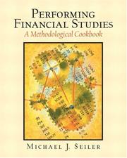 Cover of Performing financial studies by Michael J. Seiler