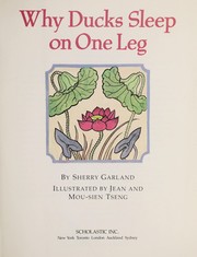 Front cover of Why ducks sleep on one leg by Sherry Garland