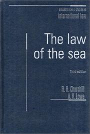 Front cover of The Law of the Sea (3rd Edition) by R. R. Churchill