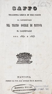 Cover of Saffo by Salvatore Cammarano