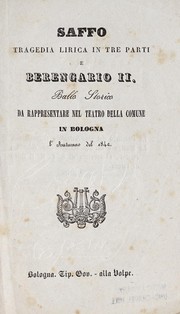 Cover of Saffo by Salvatore Cammarano