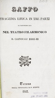 Cover of Saffo by Salvatore Cammarano