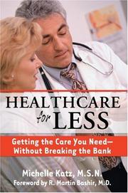 Front cover of Healthcare for Less by Michelle Katz