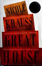 Cover of Great House by Nicole Krauss