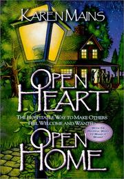 Cover of Open Heart, Open Home by Karen Burton Mains