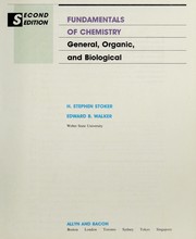 Cover of Fundamentals of chemistry by H. Stephen Stoker