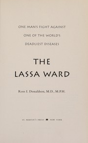 Cover of The Lassa ward by Ross Donaldson