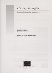 Front cover of Literacy strategies by Terry Norton