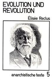 Cover of Evolution et révolution by Élisée Reclus