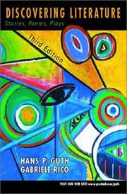 Front cover of Discovering Literature by Hans Paul Guth