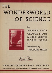 Front cover of The Wonderworld of science by Warren Knox