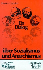 Front cover of A dialogue on anarchy by Maurice Cranston