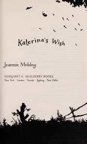 Front cover of Katerina's wish by Jeannie Mobley