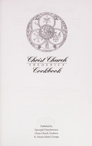 Front cover of Christ Church Frederica Cookbook by Christ Church Frederica