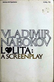 Front cover of Lolita. A Screenplay by Vladimir Nabokov
