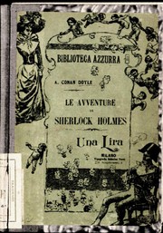 Front cover of Le avventure di Sherlock Holmes by Arthur Conan Doyle
