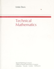 Cover of Technical Mathematics by Linda Davis