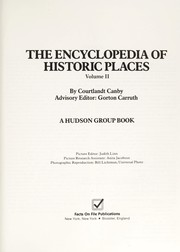 Cover of The encyclopedia of historic places by Courtlandt Canby