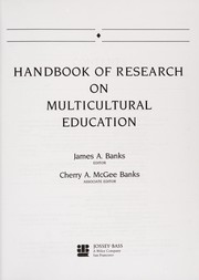 Front cover of Handbook of research on multicultural education by James A. Banks