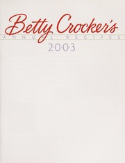 Front cover of Betty Crocker's annual recipes 2003 by Unknown