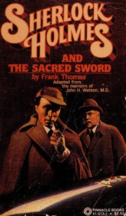 Front cover of Sherlock Holmes and the Sacred Sword by Frank Thomas