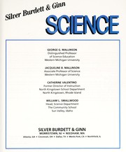 Front cover of Silver Burdett & Ginn science by George G. Mallinson