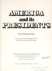 Front cover of America and its Presidents by Earl Schenck Miers