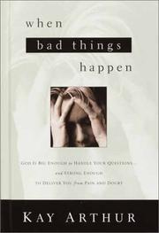 Cover of When Bad Things Happen by Kay Arthur