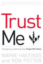 Cover of Trust me by Wayne A. Hastings