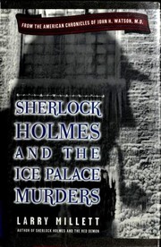 Cover of Sherlock Holmes and the Ice Palace Murders by Larry Millett