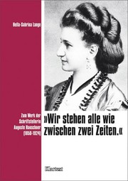 Front cover of „Wir stehen alle wie zwischen zwei Zeiten.“ by Hella-Sabrina Lange