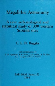 Cover of Megalithic astronomy by C. L. N. Ruggles
