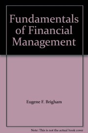Cover of Fundamentals of Financial Management by Eugene F. Brigham