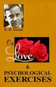 Cover of On love by A. R. Orage